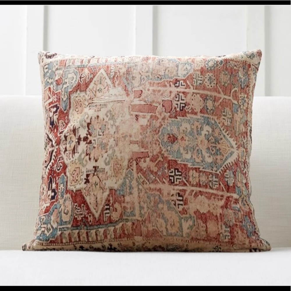 Two Pottery Barn Basilia Velvet Pillow Covers